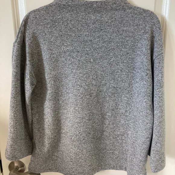 Brushed Jersey Mock-Neck Top - Picture 3 of 4